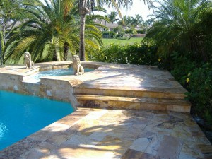 Gold Travertine Pavers