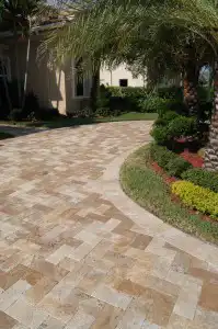 Gold Travertine Pavers