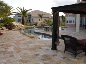 Gold Travertine Pavers