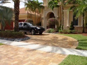 Gold Travertine Pavers