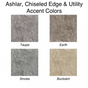 Ashlar, Chiseled Edge & Utility Accent Colors