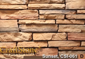 Sunset Stacked Ledgestone