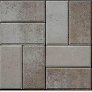 Gem Pavers Coral/Tan/White Mix (White Cement)