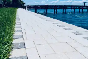 Artistic Concrete Pavers, Tan and Dark Chocolate