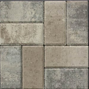 Gem Pavers Tan/Sandstone/Taupe Mix (White Cement)