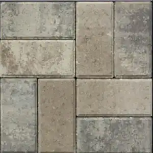 Gem Pavers Tan/Sandstone/Taupe Mix (White Cement)