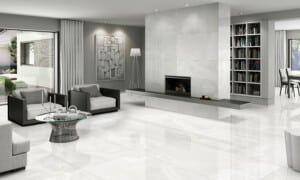 Portofino Porcelain Tile, Elegant White, 24" x 48"