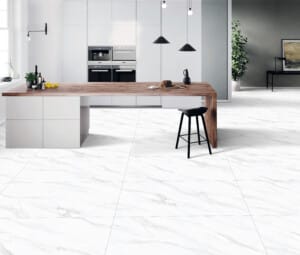 Portofino Porcelain Tile, Pure Bliss White, 24" x 48"