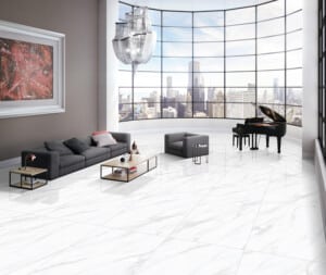 Portofino Porcelain Tile, Pure Bliss White, 60" x 120"