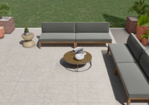 Portofino Porcleain Pavers - Ceppo Ivory