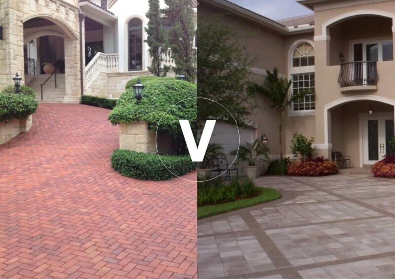 Clay Pavers vs Concrete Pavers