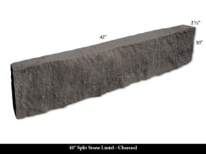 10" Split Stone Lintel - Charcoal