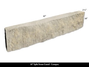 10" Split Stone Lintel - Lompoc