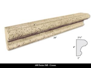 600 Series Sill - Cream