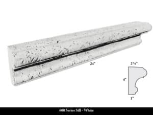 600 Series Sill - White