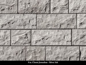8 Inch Classic Jerusalem Stone - Silver Ash