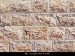 8 Inch Classic Jerusalem Stone - Cayenne