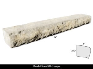 Chiseled Stone Sill - Lompoc
