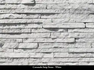 Coronado Strip Stone - White