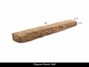 Flagstone Mantel - Buff