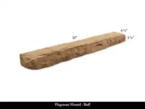 Flagstone Mantel - Buff