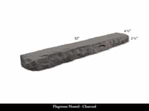 Flagstone Mantel - Charcoal