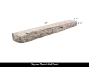 Flagstone Mantel - Gulf Sands