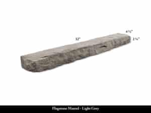 Flagstone Mantel - Light Grey