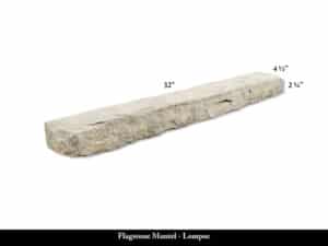 Flagstone Mantel - Lompoc