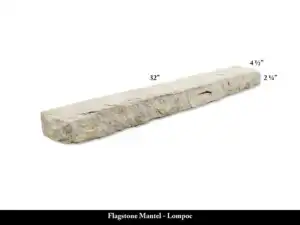Flagstone Mantel - Lompoc